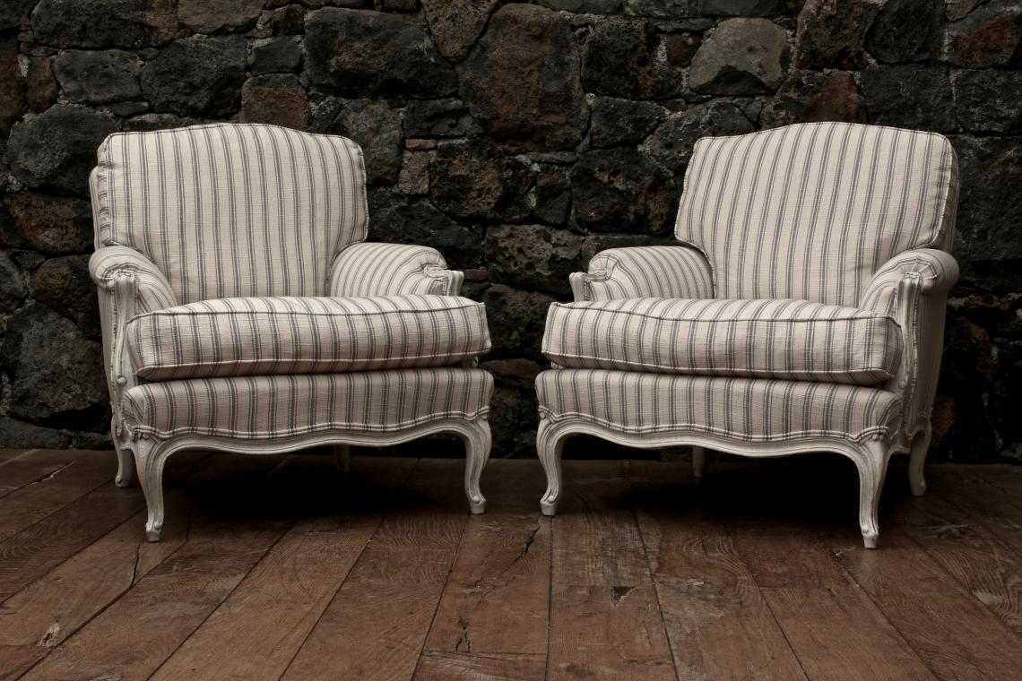 Pair of French Louis XV chairs